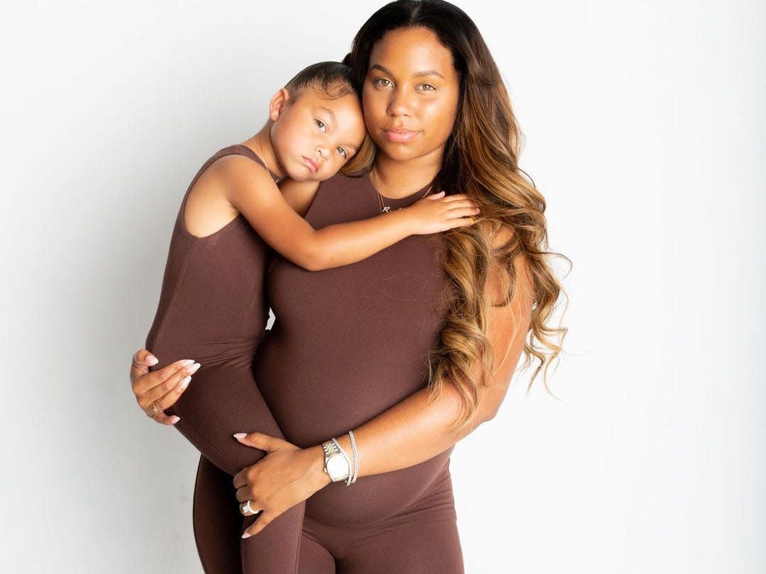 Cheyenne Floyd and her daughter Ryder