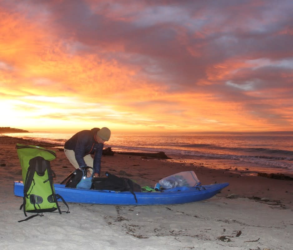 Bound for the Channel Islands before sunrise: "Journeys into wild, faraway-feeling places are often hiding nearer than you think."<p>Chuck Graham</p>