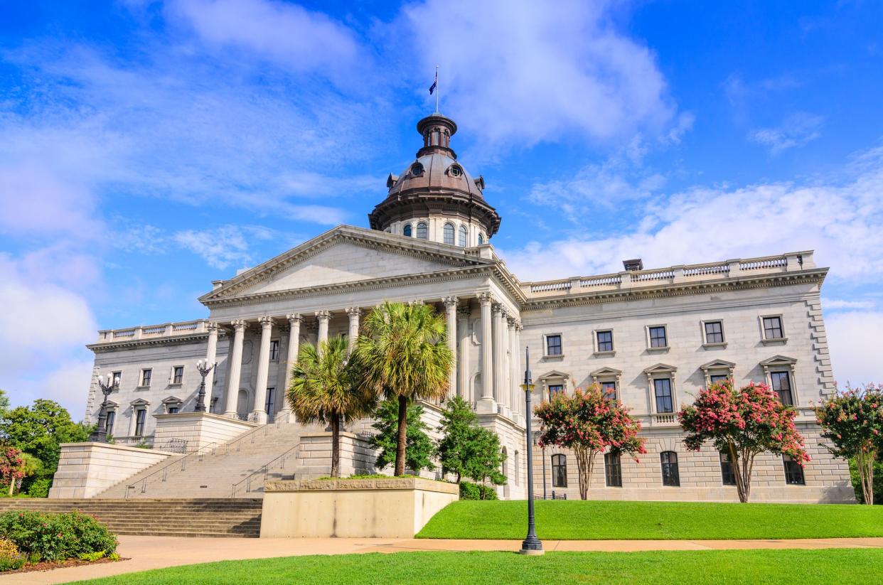 Columbia, South Carolina, USA at the state house.