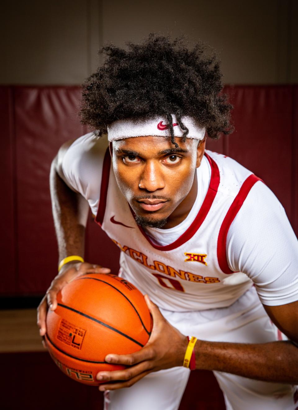 Blake Hinson transferred from Iowa State to Pittsburgh. Friday, they meet in the first round of the NCAA Tournament,