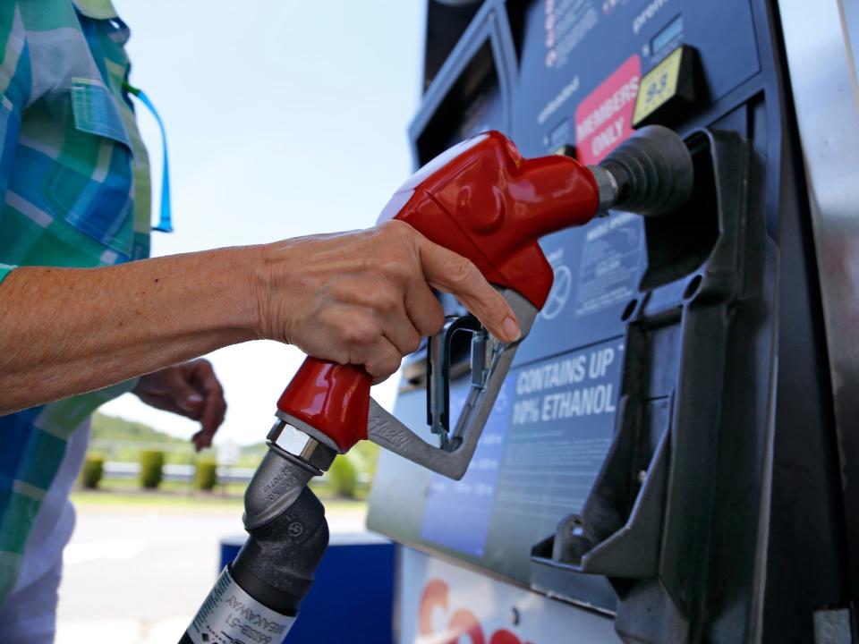 A Costco gas station in Robinson Township, Pa. in 2015.