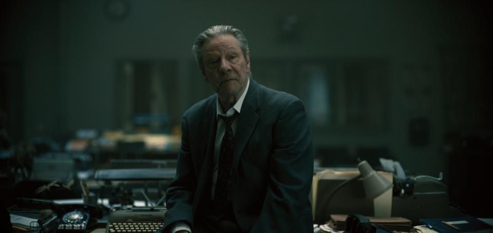 Kingston's Chris Cooper, as newspaper editor Jack MacLaine, in a scene from "Boston Strangler," streaming March 17 on Hulu.