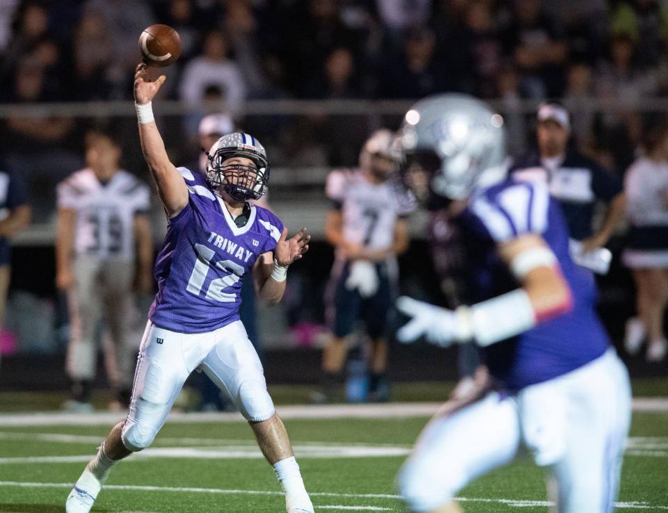 Zack Miller fires a pass.