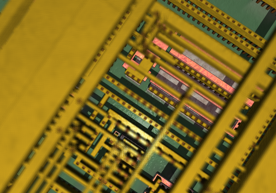 Superconducting materials would allow engineers to fit many more circuits onto a single computer chip. <a href="https://commons.wikimedia.org/wiki/File:Siliconchip_by_shapeshifter.png#/media/File:Siliconchip_by_shapeshifter.png" rel="nofollow noopener" target="_blank" data-ylk="slk:David Carron/Wikimedia Commons;elm:context_link;itc:0;sec:content-canvas" class="link ">David Carron/Wikimedia Commons</a>, <a href="http://creativecommons.org/licenses/by-sa/4.0/" rel="nofollow noopener" target="_blank" data-ylk="slk:CC BY-SA;elm:context_link;itc:0;sec:content-canvas" class="link ">CC BY-SA</a>