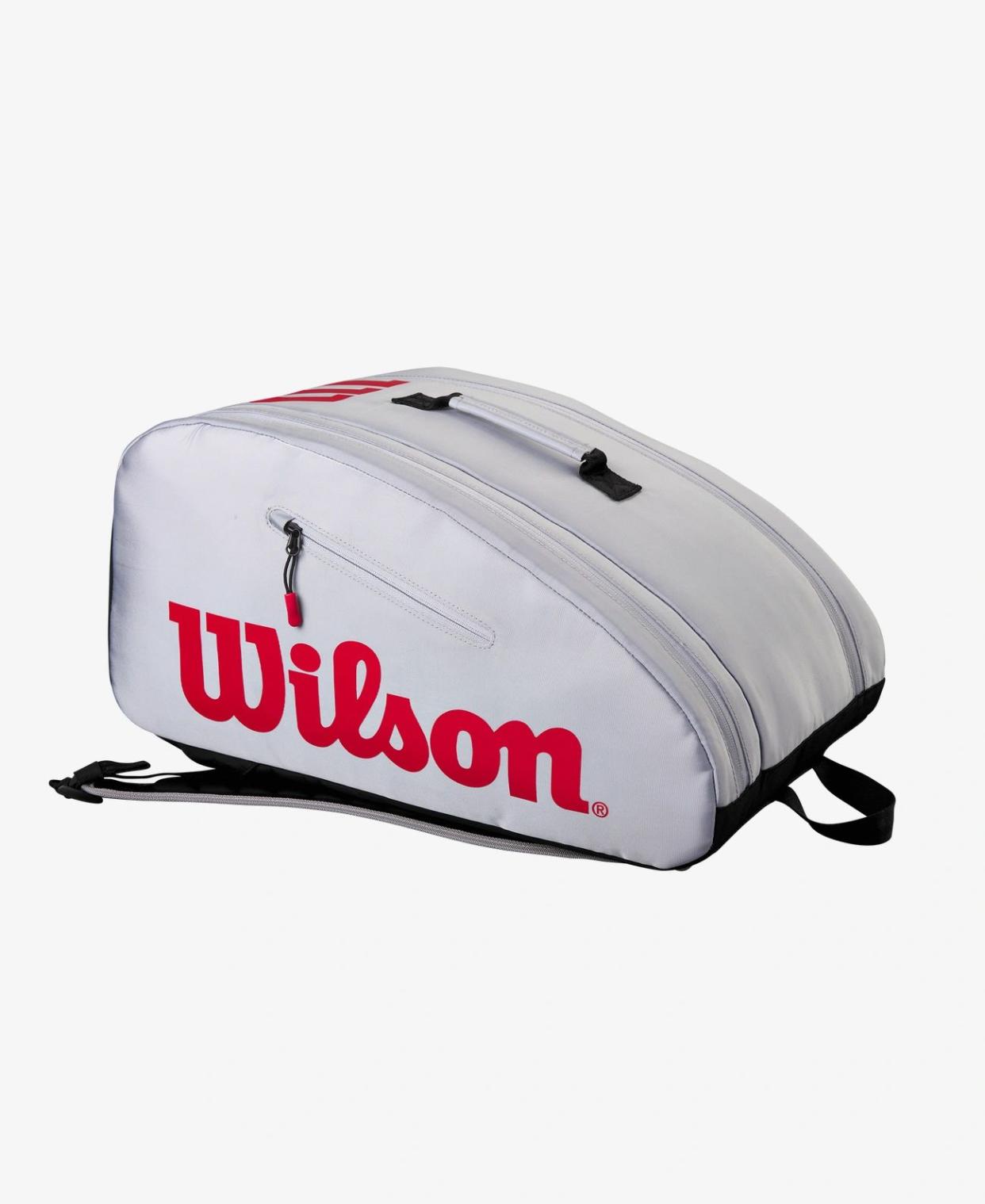 <p><a href="https://go.redirectingat.com?id=74968X1596630&url=https%3A%2F%2Fwww.wilson.com%2Fen-us%2Fproduct%2Fpickleball-super-tour-bag-wr8905800%3Fgclid%3DCjwKCAjwx-CyBhAqEiwAeOcTdSvPghtNFgs7gn9cr1wrzl9FX7743j2X6liGs_gU05LtFjNMqgqakxoCrFMQAvD_BwE%26ef_id%3DCjwKCAjwx-CyBhAqEiwAeOcTdSvPghtNFgs7gn9cr1wrzl9FX7743j2X6liGs_gU05LtFjNMqgqakxoCrFMQAvD_BwE%253AG%253As%26s_kwcid%3DAL%25218492%25213%2521%2521%2521%2521x%2521%2521%26CMPID%3DGoogle-wilson_tennis_sn_g_shopping-smart---c--%26gad_source%3D1%23colors%3D101703&sref=https%3A%2F%2Fwww.townandcountrymag.com%2Fleisure%2Fsporting%2Fg60980390%2Fbest-pickleball-bags%2F" rel="nofollow noopener" target="_blank" data-ylk="slk:Shop Now;elm:context_link;itc:0;sec:content-canvas" class="link rapid-noclick-resp">Shop Now</a></p><p>Super Tour Pickleball Bag</p><p>wilson.com</p><p>$120.00</p><span class="copyright">Courtesy of Wilson</span>