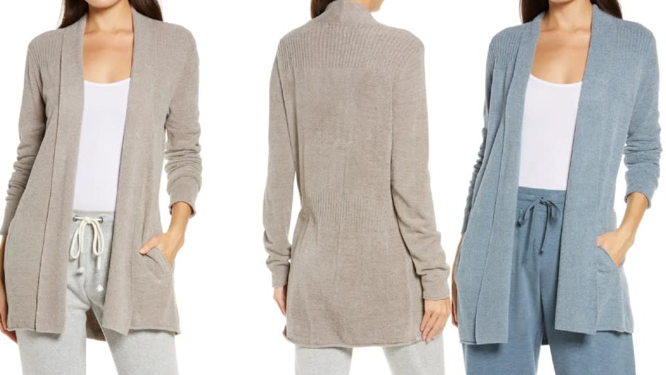 Barefoot Dreams CozyChic™ Open Cardigan - Nordstrom, $65 (originally $128)