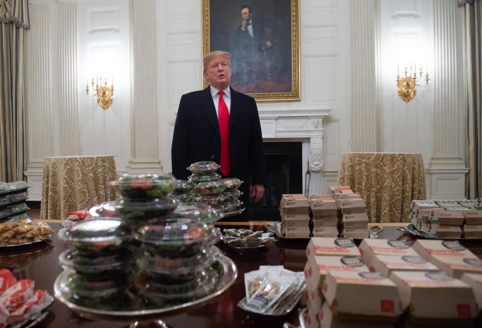 <em>Mr Trump apparently enjoys a diet of fast food (Picture: Getty)</em>