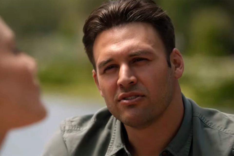 <p>ABC</p> Eddie (Ryan Guzman) gazes at Kim (Devin Kelley) in exclusive preview clip from 