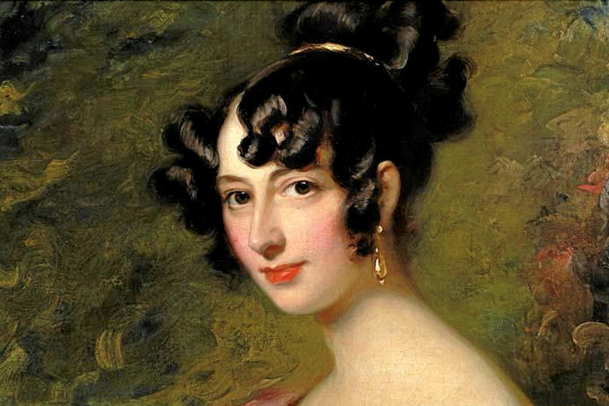 Portrait de la princesse de Lieven par George Henry Harlow. Son long cou valut à la jeune femme le surnom de « cygne ».  - Credit:DR