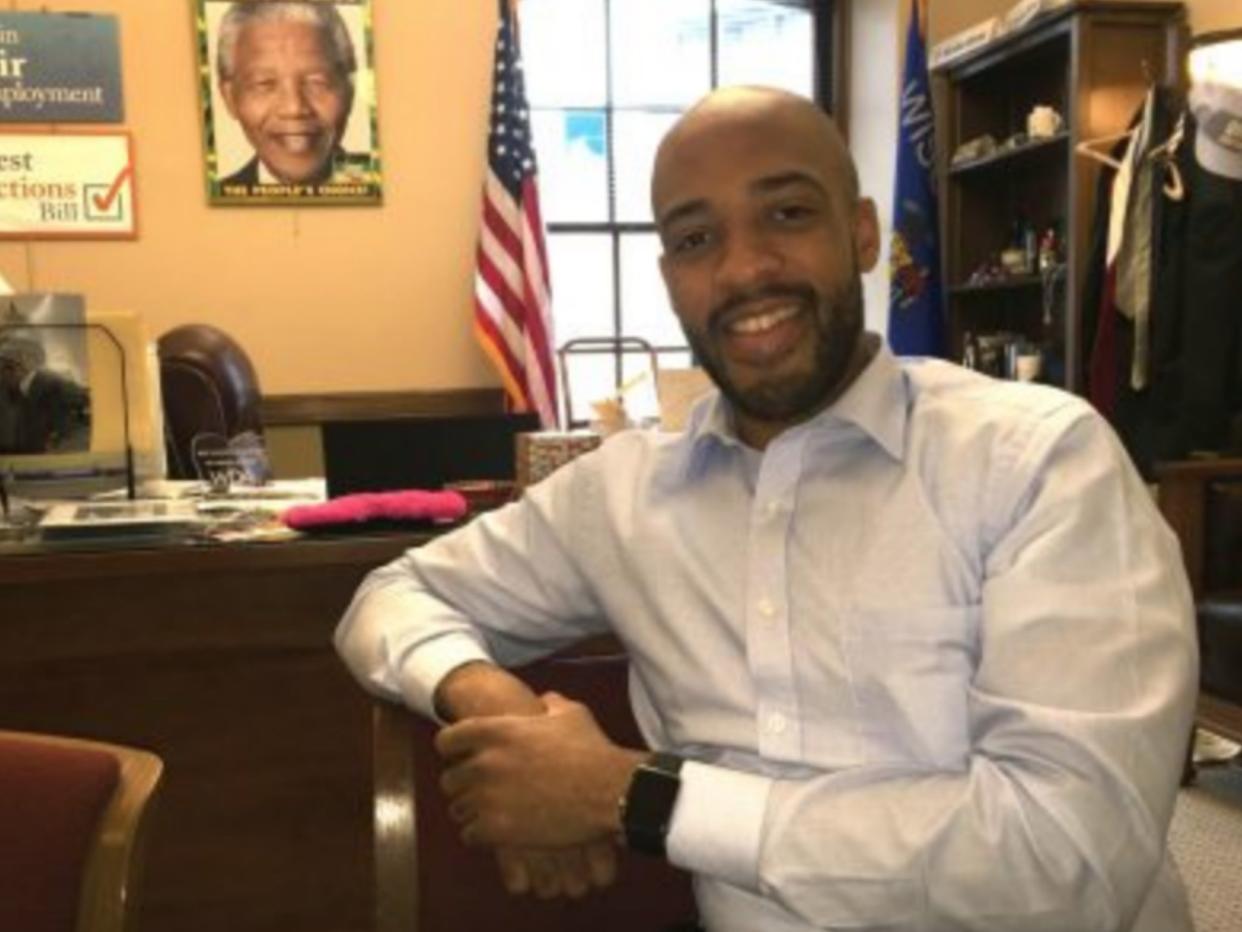 Mandela Barnes, a Democrat running for Lieutenant Governor in Wisconsin, was left out of newspaper notices and had to prove he was alive after a TV news report about a motorcycle accident the day before the primary election: Barnes Campaign