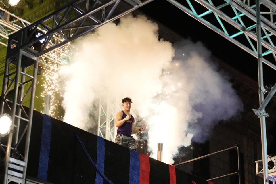 Jonathan Godbout was victorious in his semifinal bout on "American Ninja Warrior."