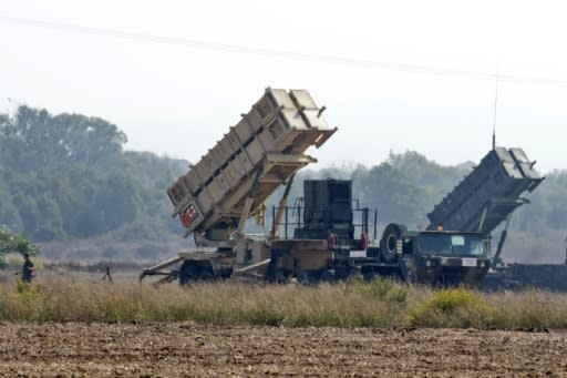 A Patriot missile battery (pictured October 2012) will also be deployed