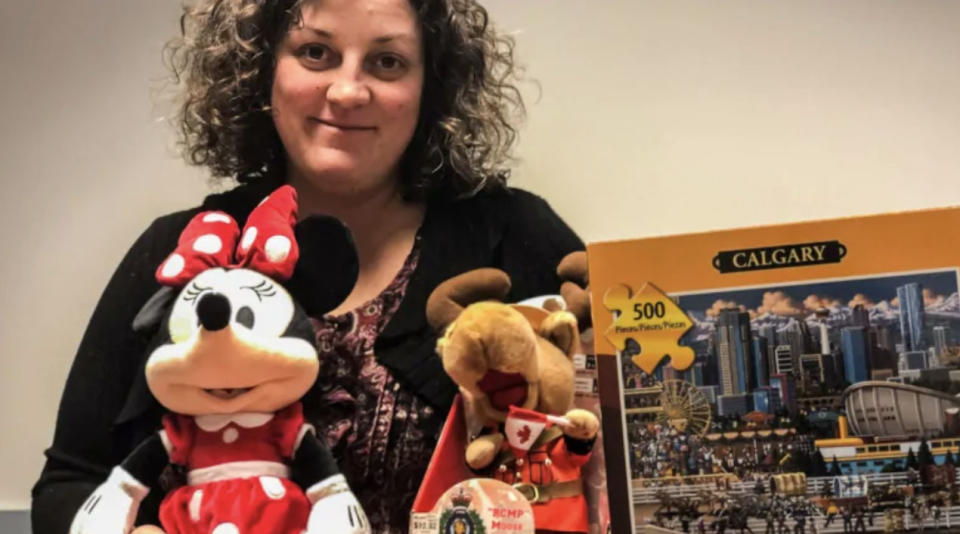 Shelly Anthis set up a holiday toy drive in memory of Santa Brian, a beloved community figure who died on Halloween. (Photo: CBC)