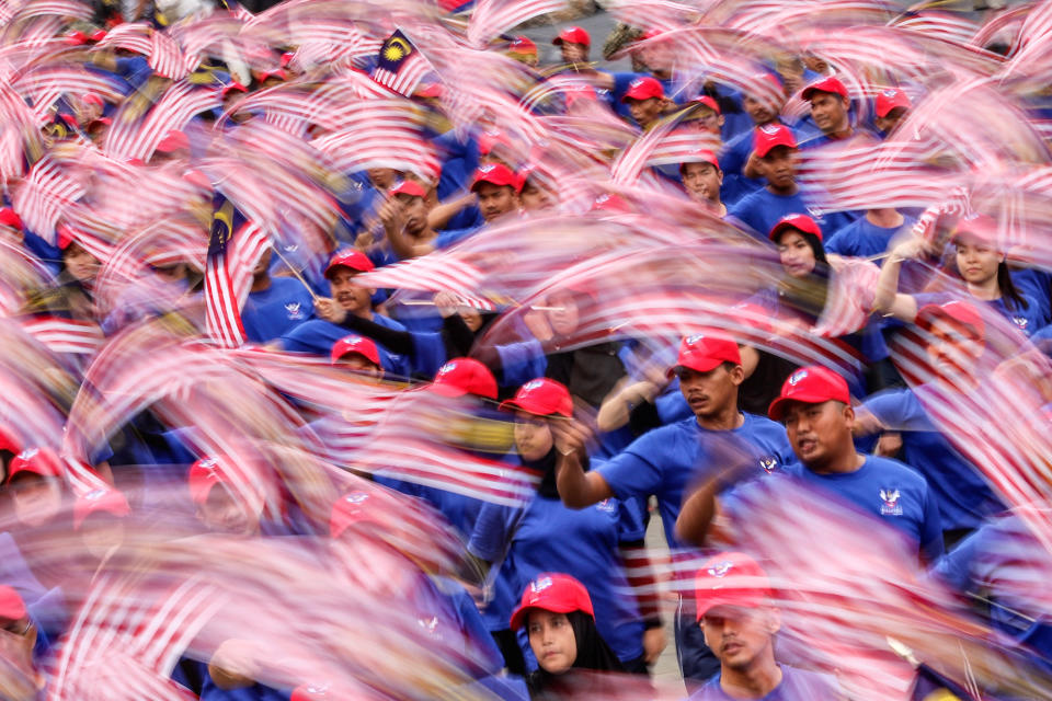 Independence Day rehearsal in Kuala Lumpur, Malaysia