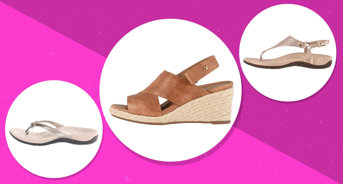 Vionic summer sandals are on sale at Zappos