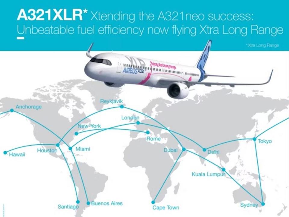Airbus A321XLR fact sheet.