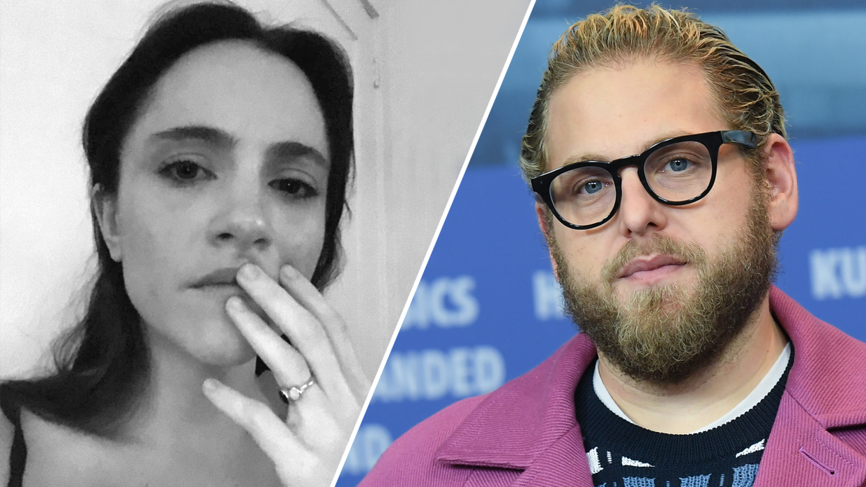 Alexa Nikolas says Jonah Hill sexually assaulted her when she was 15 or 16. (Photo: matchthesource via Instagram, Getty Images)