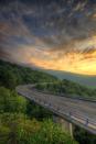 <p><strong>Where: </strong>Blue Ridge Parkway, North Carolina and Virginia</p><p><strong>Why We Love It: </strong>This stretch of road that meanders 469 miles through the Appalachian Mountains is the most visited place in the U.S. National Park Service.</p>