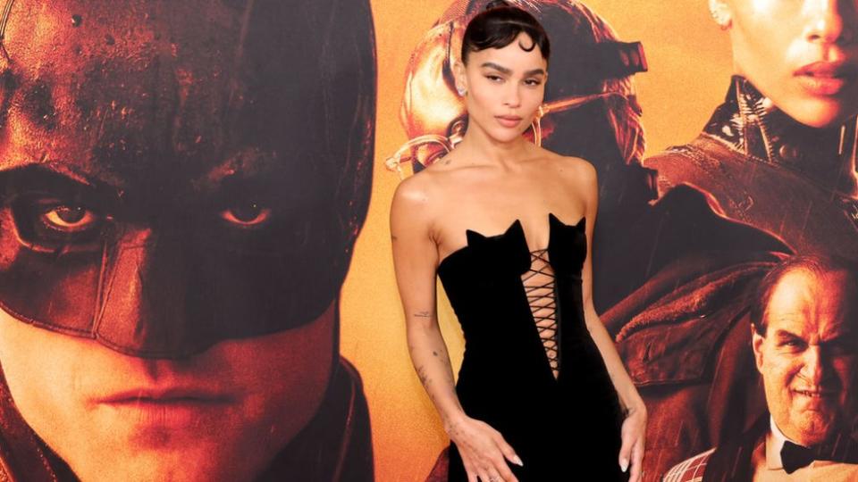 Zoe Kravitz at The Batman premiere