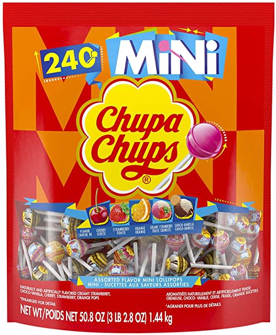 Chupa Chups Lollipops. Image via Amazon.