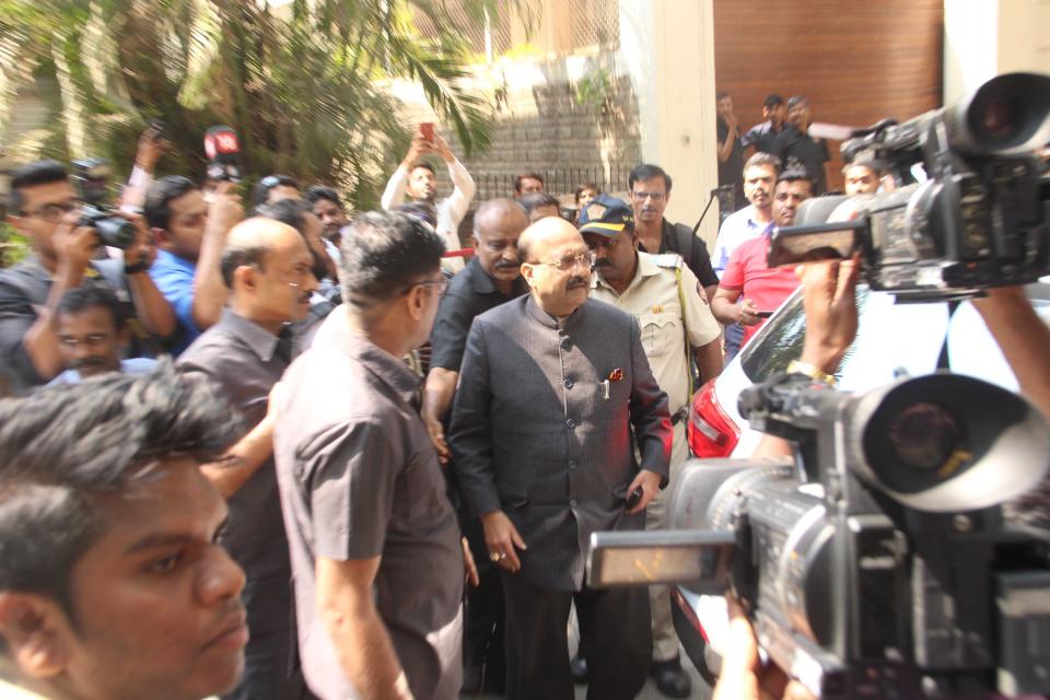 Amar Singh at the venue.