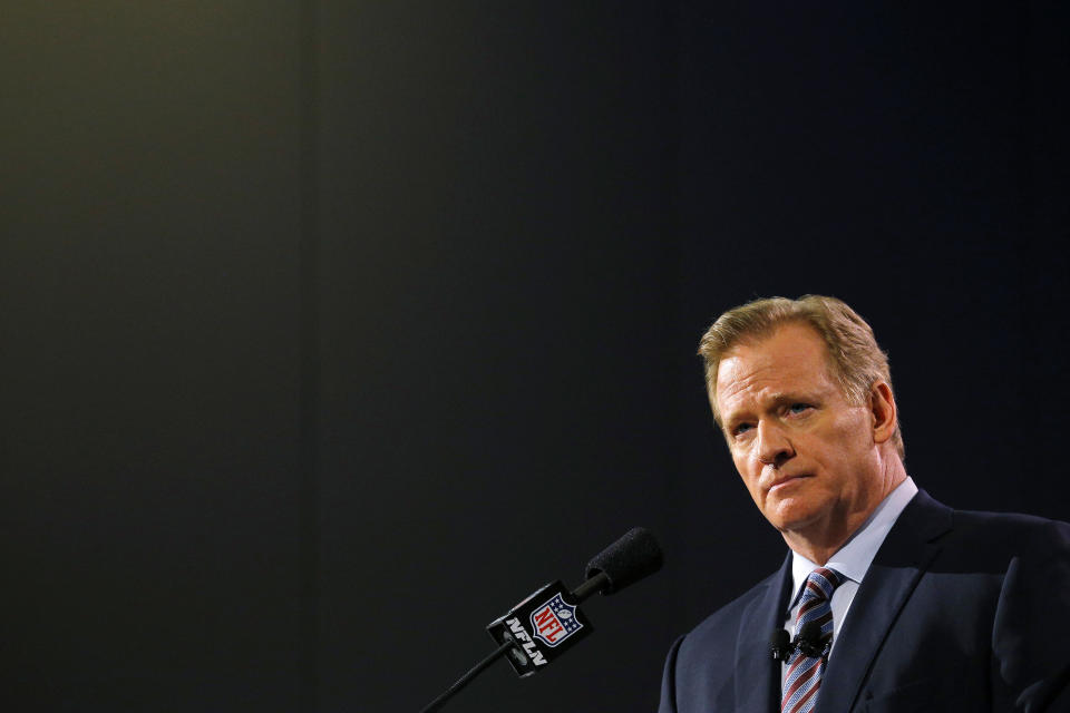 The last few days are much bigger than Roger Goodell. (REUTERS/Brian Snyder)