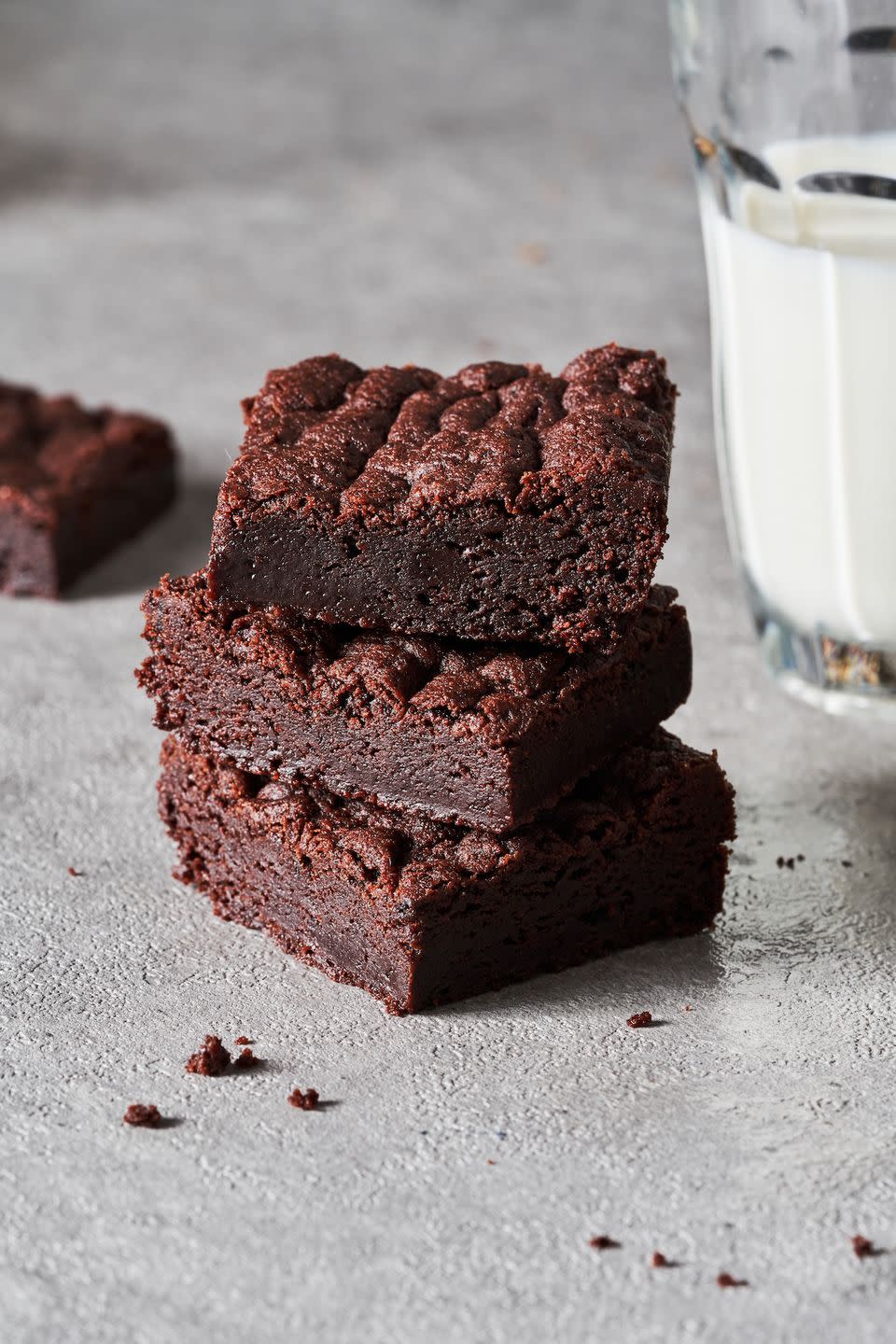 <p>Craving chocolate? If you're a fan of <a href="https://www.delish.com/cooking/a28354114/fudge-brownie-recipe/" rel="nofollow noopener" target="_blank" data-ylk="slk:fudgy brownies;elm:context_link;itc:0;sec:content-canvas" class="link ">fudgy brownies</a> and dark chocolate, you've met your match. Cocoa, espresso powder, and bittersweet chocolate come together in these dairy-free treats that are just as rich and fudgy as any non-vegan version.</p><p>Get the <strong><a href="https://www.delish.com/cooking/recipe-ideas/a32937034/vegan-brownies-recipe/" rel="nofollow noopener" target="_blank" data-ylk="slk:Vegan Chocolate Brownies recipe;elm:context_link;itc:0;sec:content-canvas" class="link ">Vegan Chocolate Brownies recipe</a></strong>.</p>