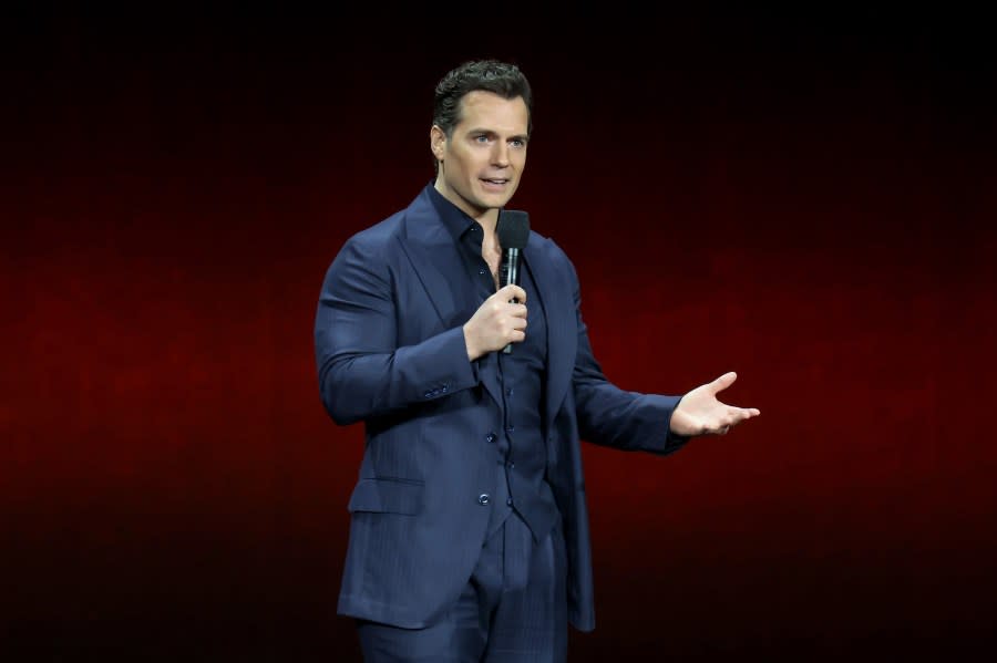 LAS VEGAS, NEVADA – APRIL 10: Henry Cavill speaks onstage during the Lionsgate Presentation during CinemaCon 2024 at The Colosseum at Caesars Palace on April 10, 2024 in Las Vegas, Nevada. (Photo by Gabe Ginsberg/Getty Images)