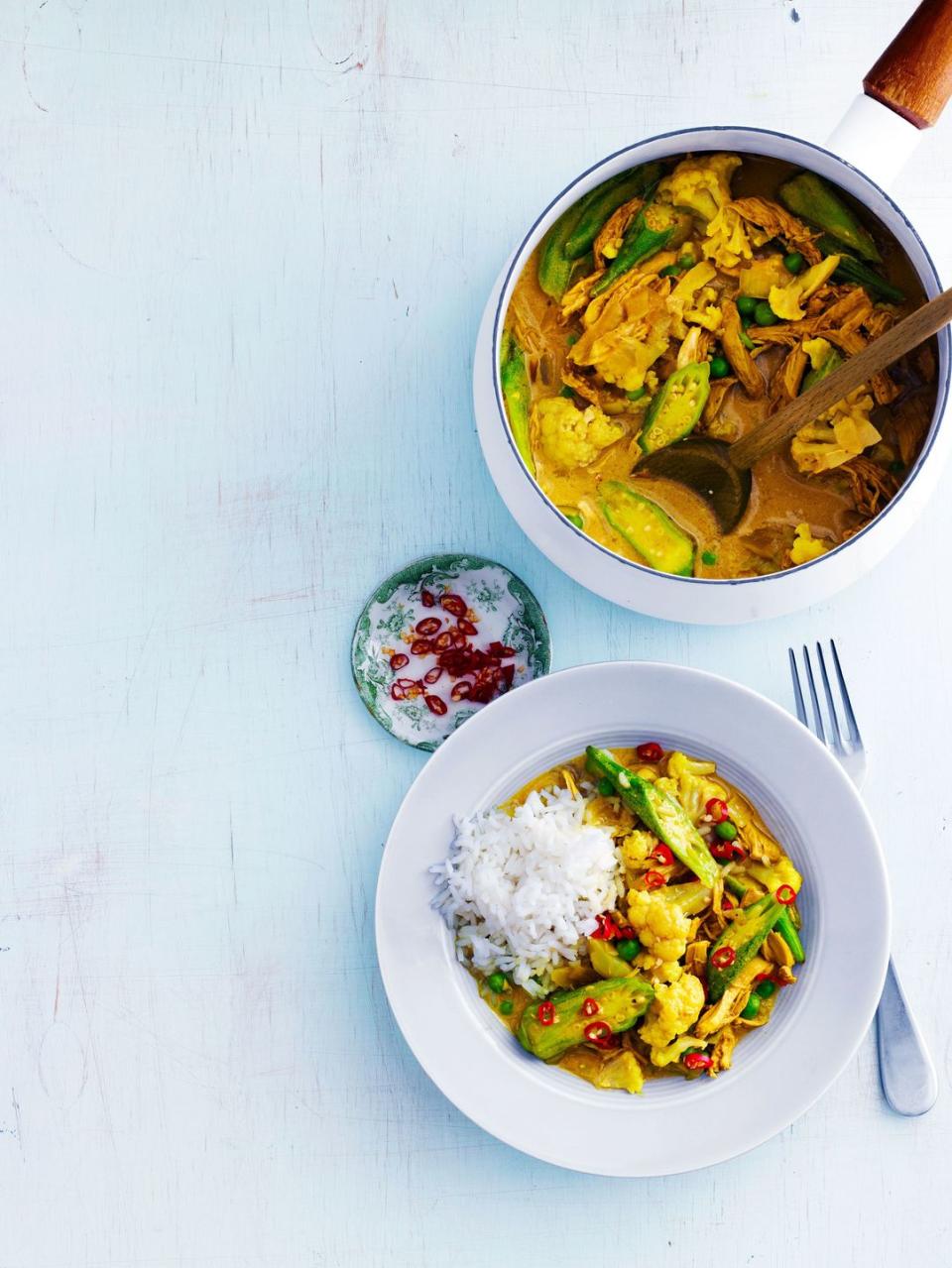 Chicken-and-Okra Curry