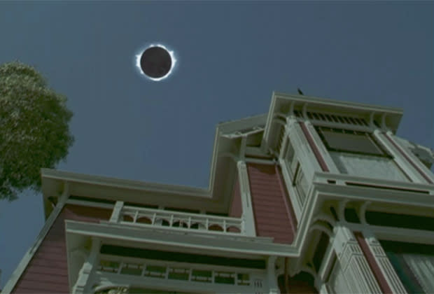 The eclipse during the “Charmed” episode “The Magic Hour.” The WB