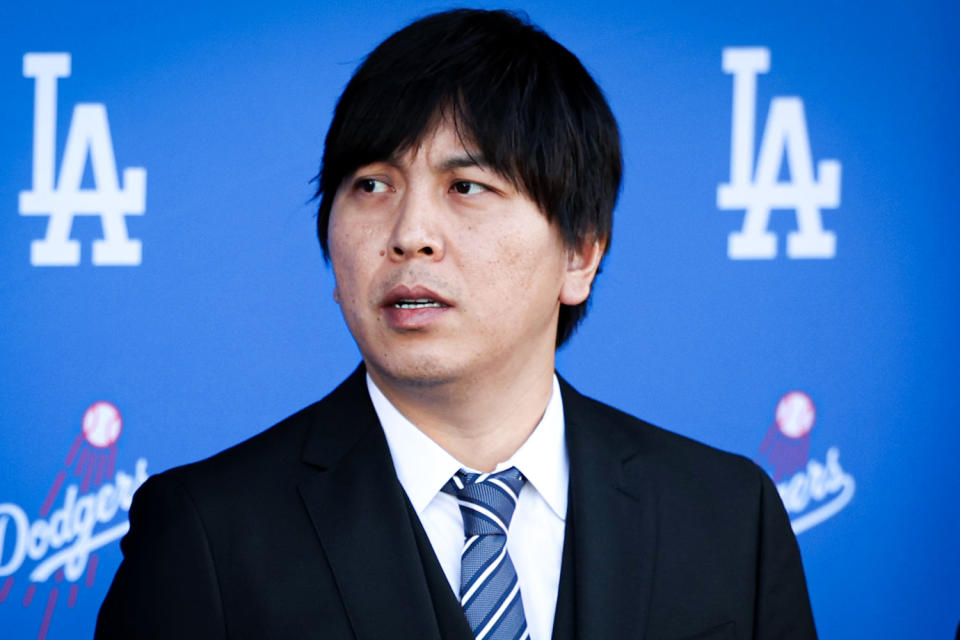 Ippei Mizuhara, interpreter for Shohei Ohtani. (Kiyoshi Mio / Icon Sportswire via Getty Images file)
