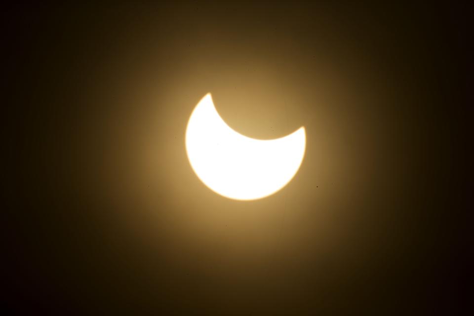 Aug. 21, 2017, marked the first total solar eclipse to cross the United States since 1918, but only two-thirds of the sun was to be covered at the peak here in Arizona.