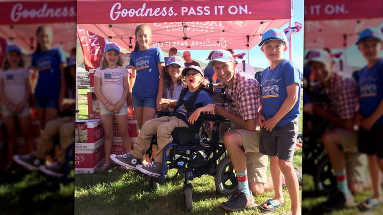 The Reamer family with Jackson