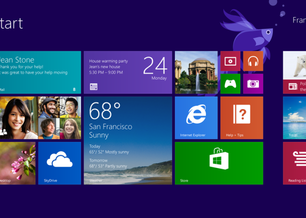 Windows 8.1 Preview Start Button