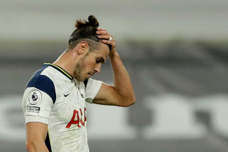 Poor defending late on spoilt Gareth Bale's second debut in Spurs colours (Pool via REUTERS)