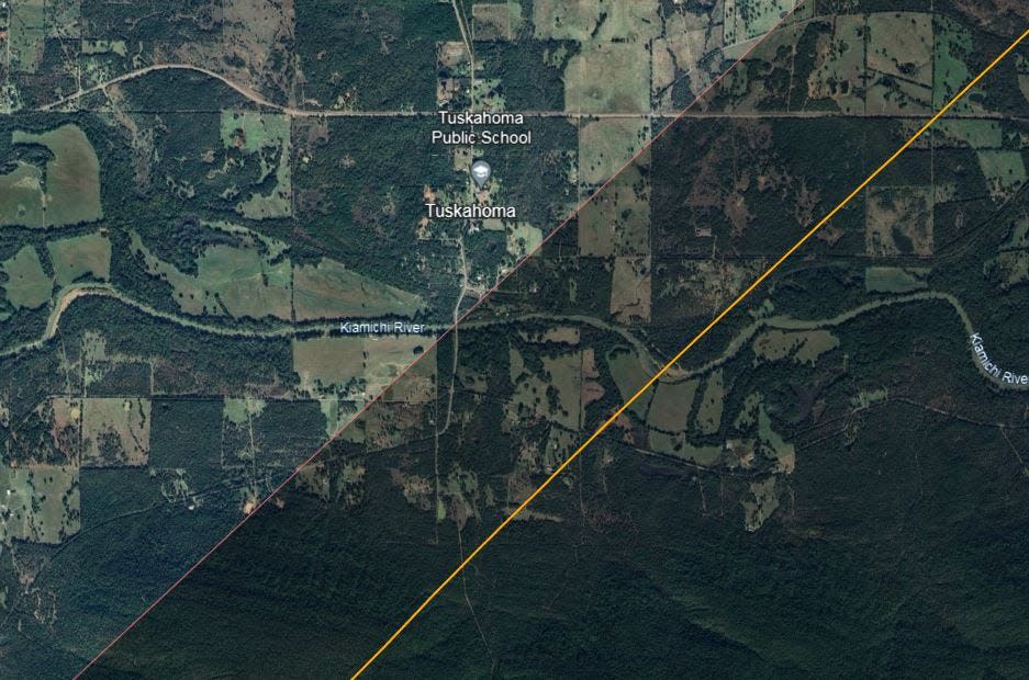 Expert John Irwin has recently published a new map with updated lines for the April 8 solar eclipse.