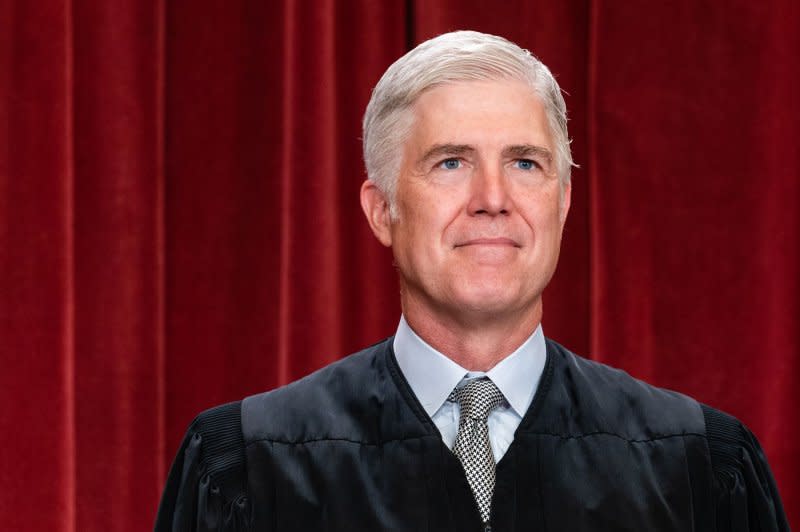 Justice Neil Gorsuch wrote for the majority that the bankruptcy code does not authorize a release and injunction that seeks discharge from claims without the consent of the affected claimants. Photo by Eric Lee/UPI