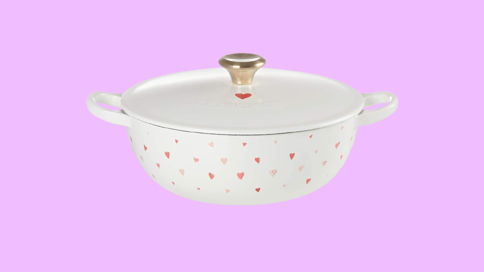 Valentine's Day Gifts for Her: Le Creuset L'Amour soup pot