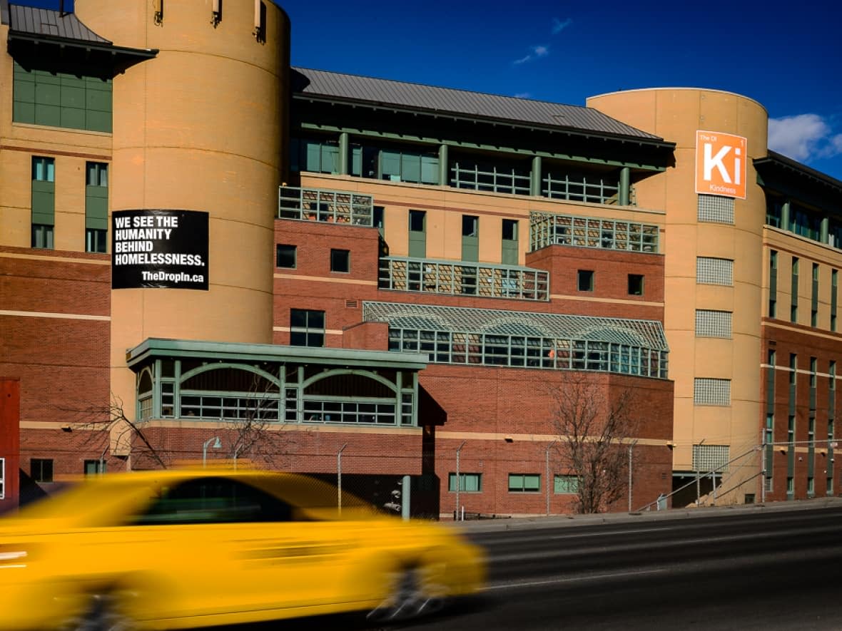 The Calgary Drop-In Centre is pictured in a file photo. Plans to establish an overdose prevention site won't proceed, according to the provincial government. (Submitted by Michael Squance - image credit)