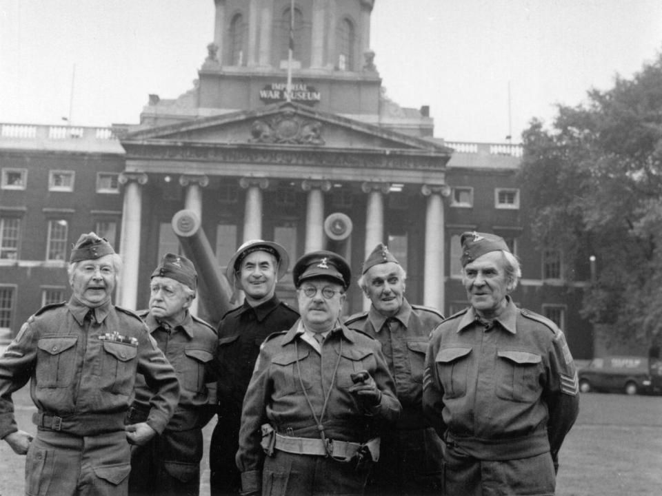 Clive Dunn, Arnold Ridley, Bill Pertwee, Arthur Lowe, John Laurie and John Le Mesurier (Chris Ware/Keystone/Getty)