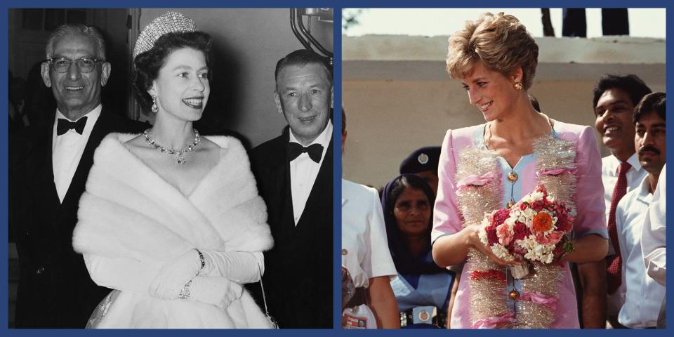 Take A Look Back at Queen Elizabeth, Princess Diana, and Other Royals on Their Tours of Pakistan