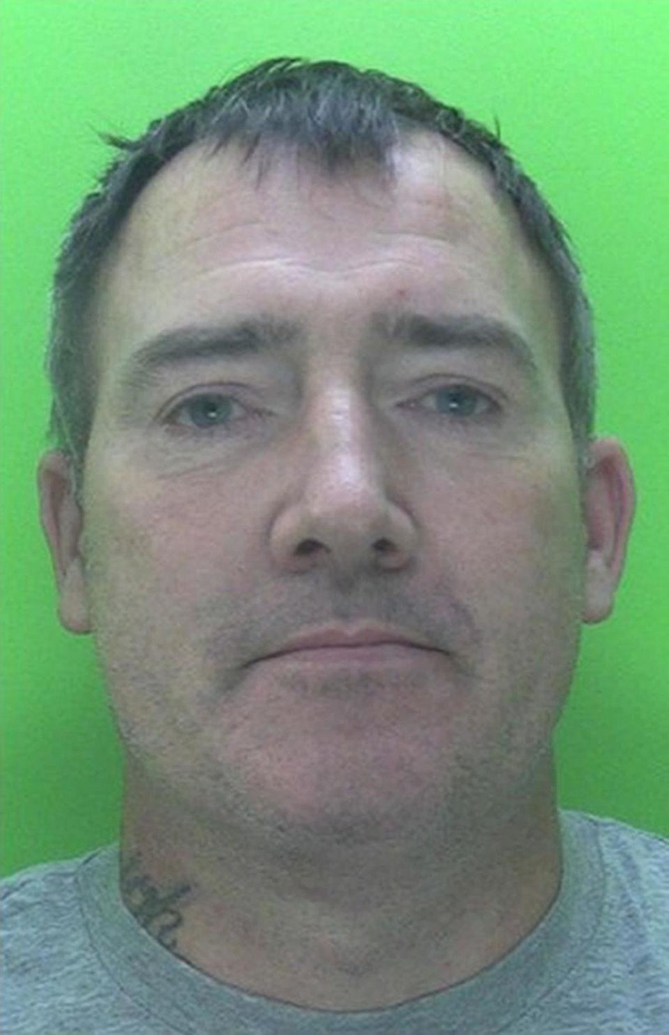 Paul Leivers who has been jailed for a year at Nottingham Magistrates' Court on Saturday after he spat at police officers (PA)