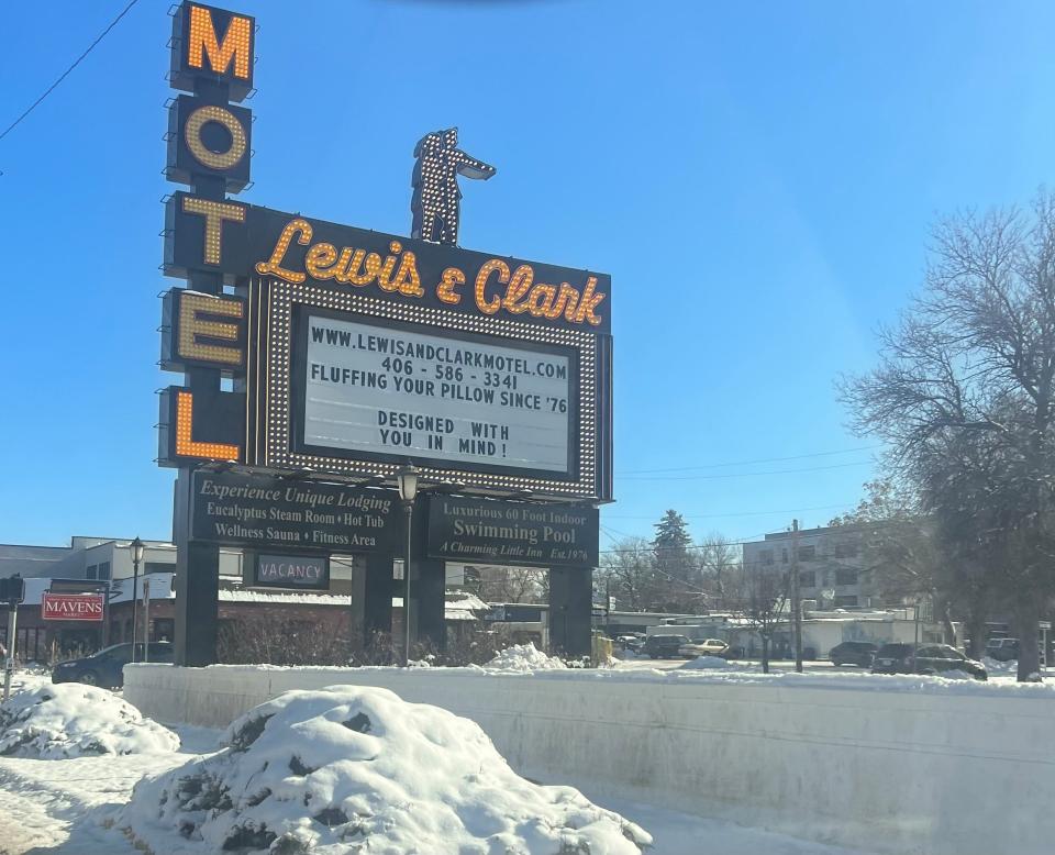 Lewis and Clark Motel is a nod to the explorers who passed through the area more than a century ago.