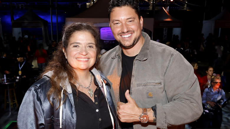 Alex Guarnaschelli and Gabriele Bertaccini