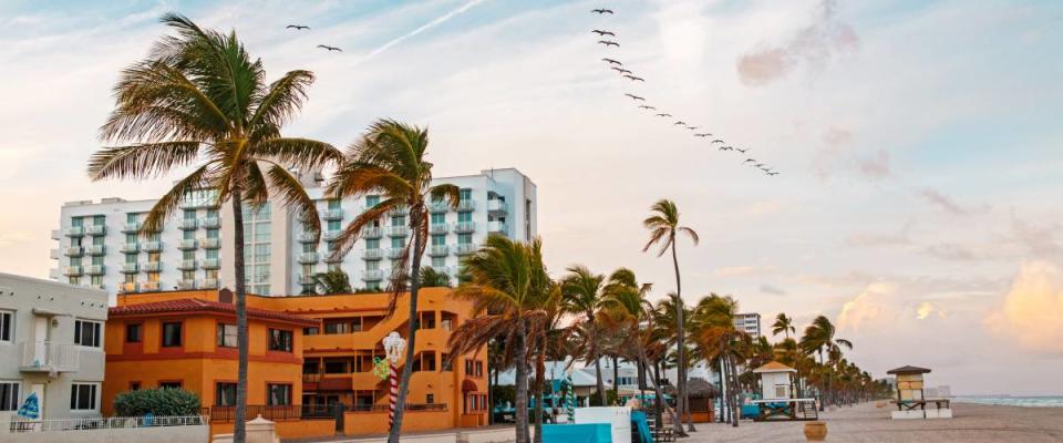 Beach boardwalk, Florida