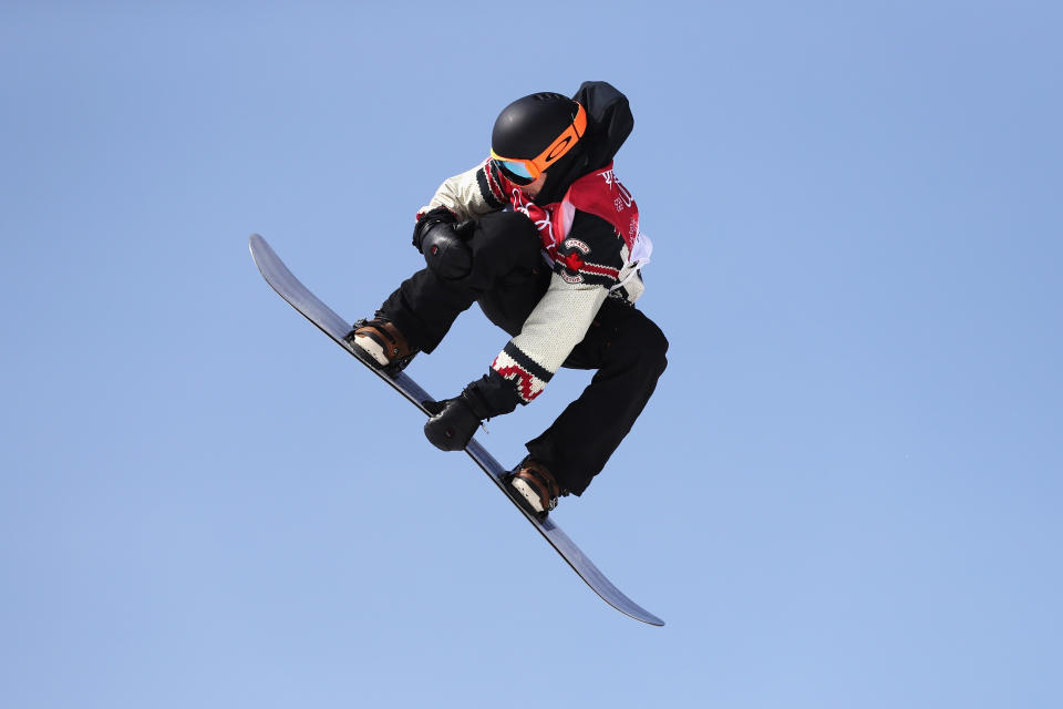 Mark McMorris of Canada competes during the Men's Big Air Qualification Heat 2 on day 12 of the PyeongChang 2018 Winter Olympic Games at Alpensia Ski Jumping Centre on February 21, 2018 in Pyeongchang-gun, South Korea.