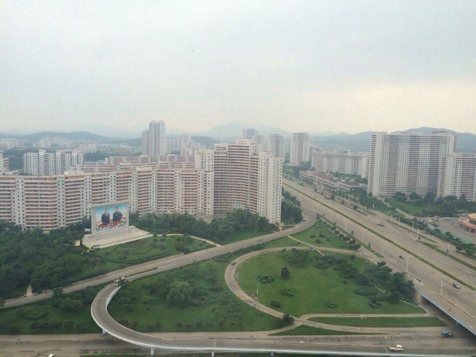 View of Pyongyang