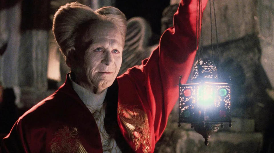 Gary Oldman stakes out the title role in "Bram Stoker's Dracula."