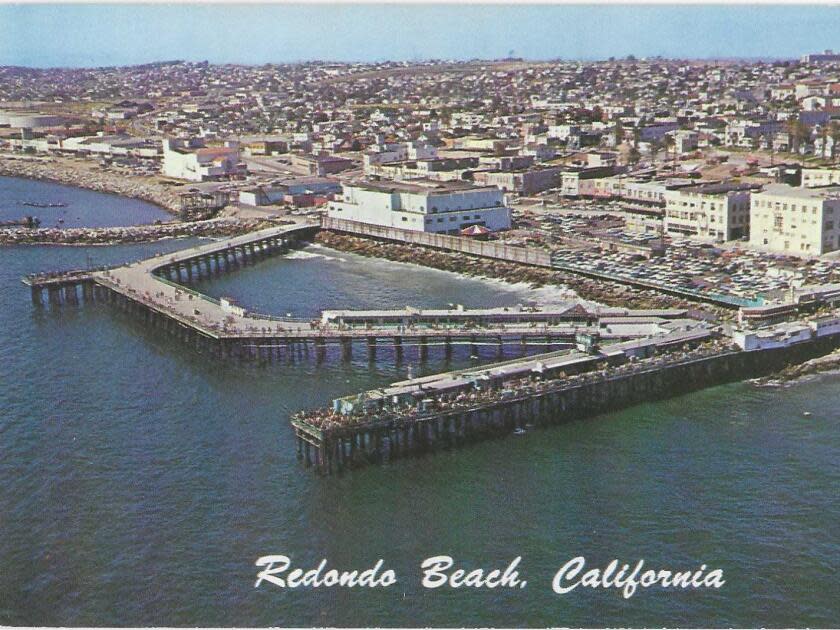 Aerial view of Redondo Beach pier