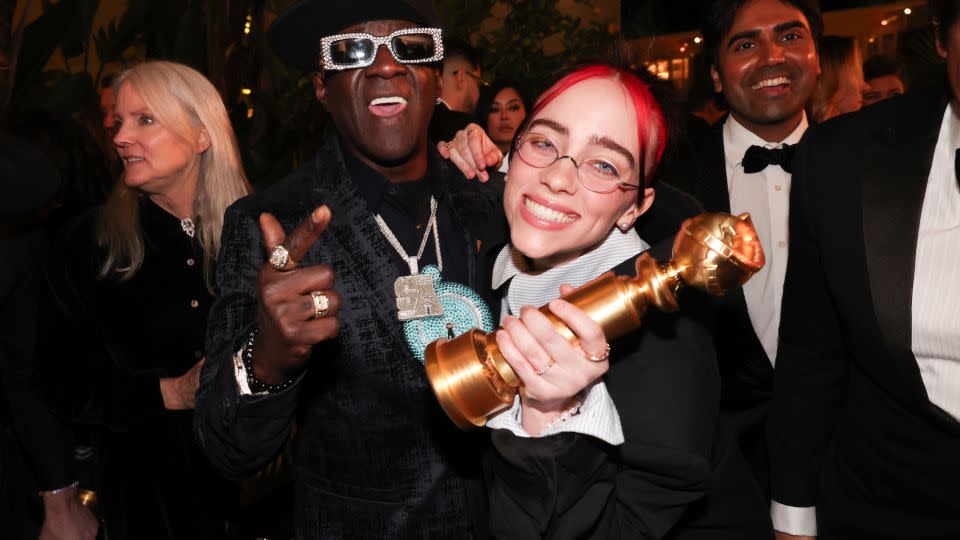 Flavor Flav and Billie Eilish. - Christopher Polk/Billboard/Getty Images